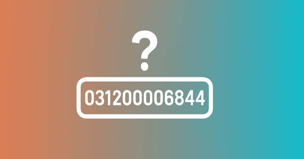 031200006844: What It Is, Why It Matters, and How to Use It 031200006844